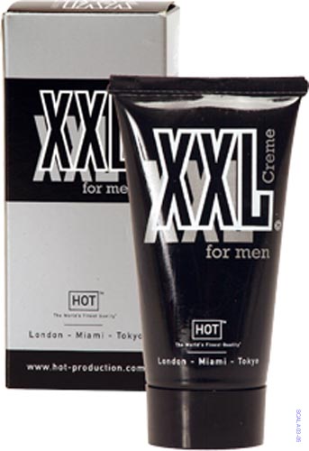 Крем чоловічий HOT XXL для збільшення ерекції і члена, 50 мл