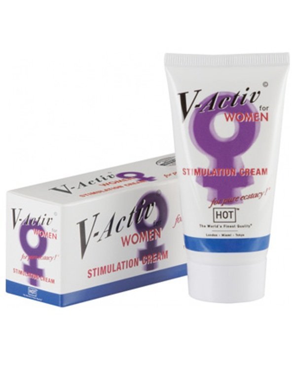Крем збудливий HOT V-Activ Stimulation Cream для жінок, 50 мл
