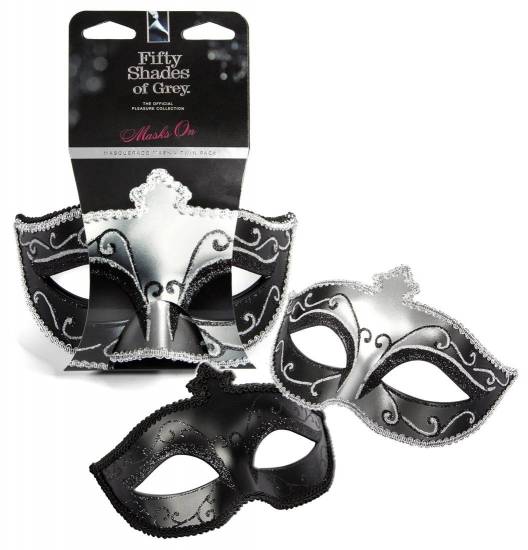 Карнавальні маски Fifty Shades Of Grey, 2 штуки
